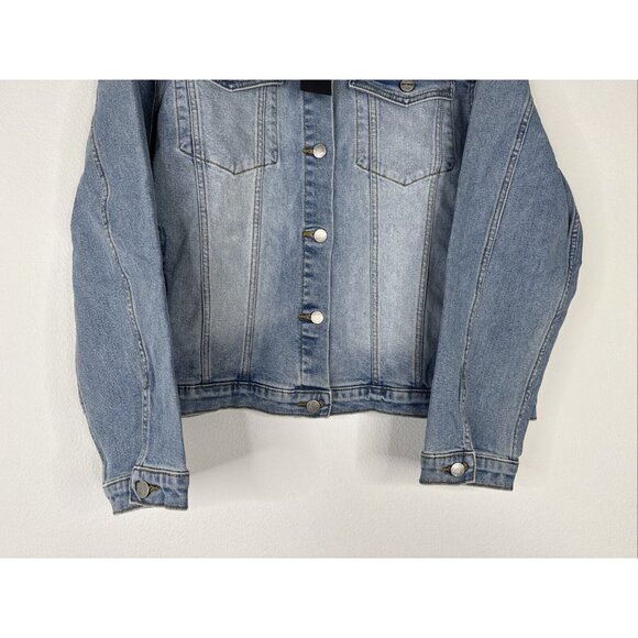 Driftwood Jeans Denim Jacket Arizona Sunrise Womens Plus Size 3X Embroidered NEW - Picture 8 of 16